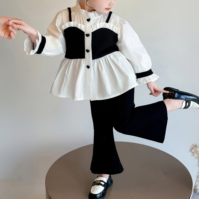 ChicPoint 2 Pcs 2-9years Girls Pants Suit - Image 3