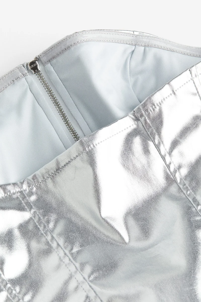 اتش اند ام Zip Detail Corest Top