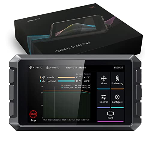 ENOMAKER ENOMAKER Creality Sonic Pad in Klipper Firmware 64bit 3D Printing Smart Pad 7 Touch Control Screen Speed Up Printing Remote Control for Creality Ender 3 V2Ender 3 S1Pro and Other FDM 3D Printers