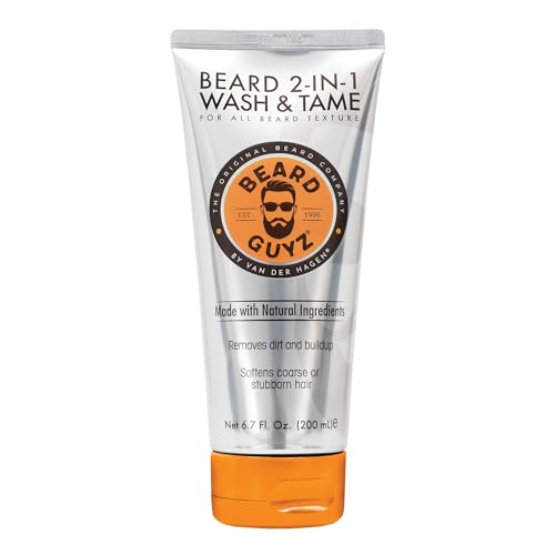 Beard Guyz 2in1 Wash  Tame  Softens course and stubborn hair to make styling effortless  Cleans and Moisturizes 67 oz