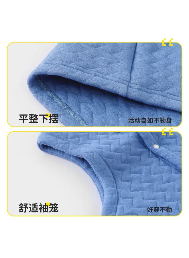 Snoopy Kids Autumn Winter Air Cotton Vest Warm Comfortable Boys Girls Jacket Bolan Clapping Nubi 73
