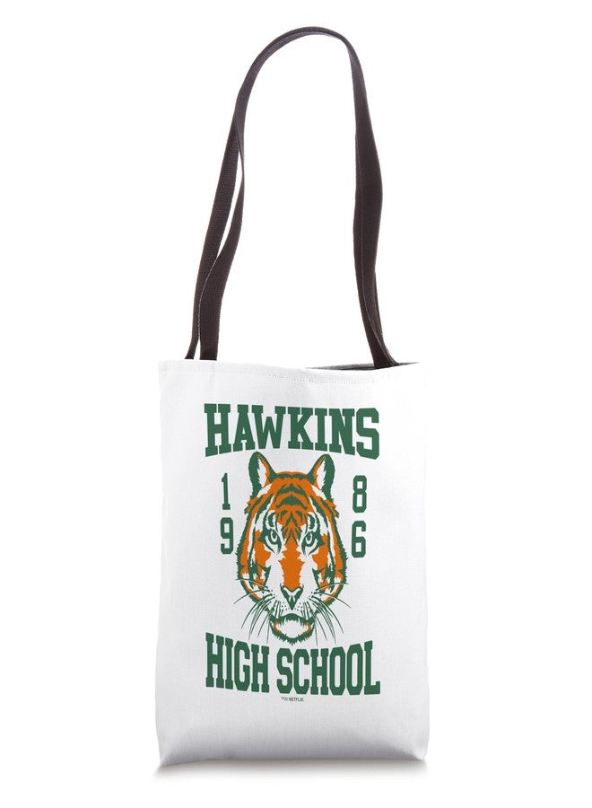 Stranger Things Hawkins 1986 High School Logo Tote Bag - Image 1