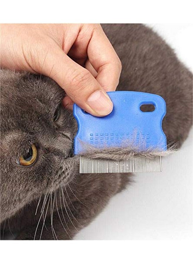 بتس إمباير مشط البراغيث للقطط والكلاب ومشط القمل وفرشاة العناية وأدوات العلاج والإزالة للبراغيث والقراد وقشرة الرأس - أسنان دقيقة من الفولاذ المقاوم للصدأ - قد يختلف اللون - Image 5