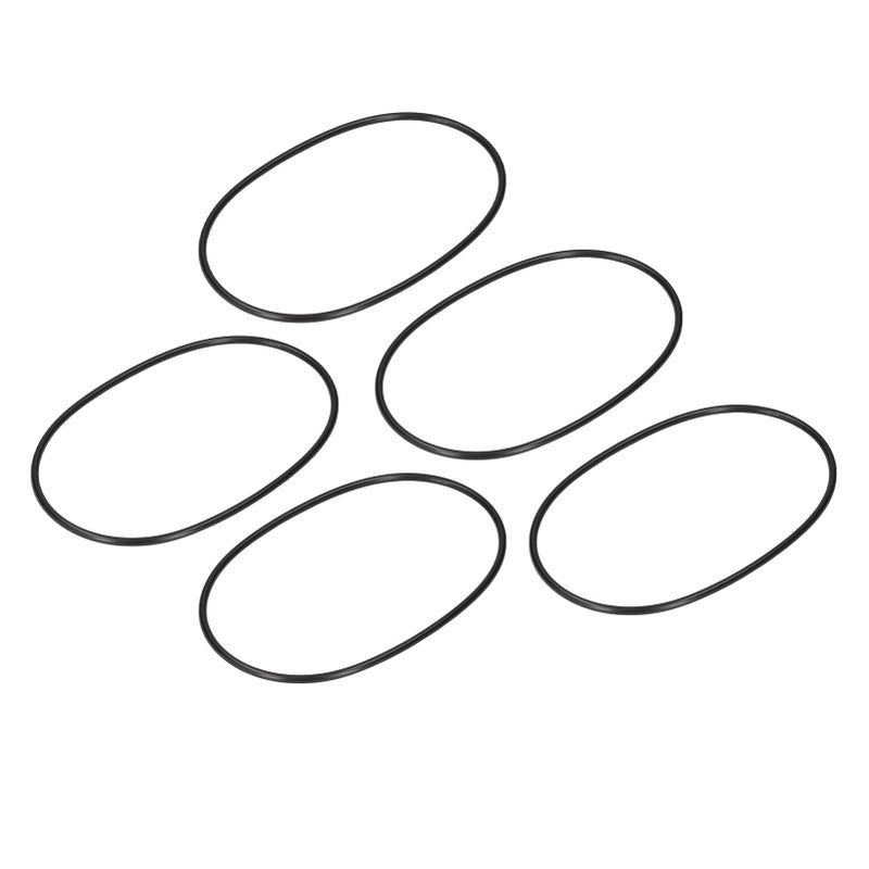 5Pcs Round Rubber Motor Belt 5mm Diameter Industrial Mechanical Equipment Transmission Parts - Image 2