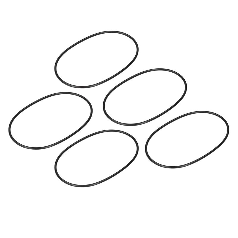 5Pcs Round Rubber Motor Belt 5mm Diameter Industrial Mechanical Equipment Transmission Parts - Image 1