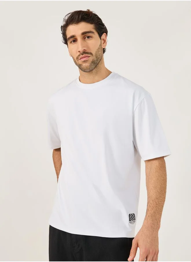 Styli Oversized Scuba Patch Detail T-Shirt