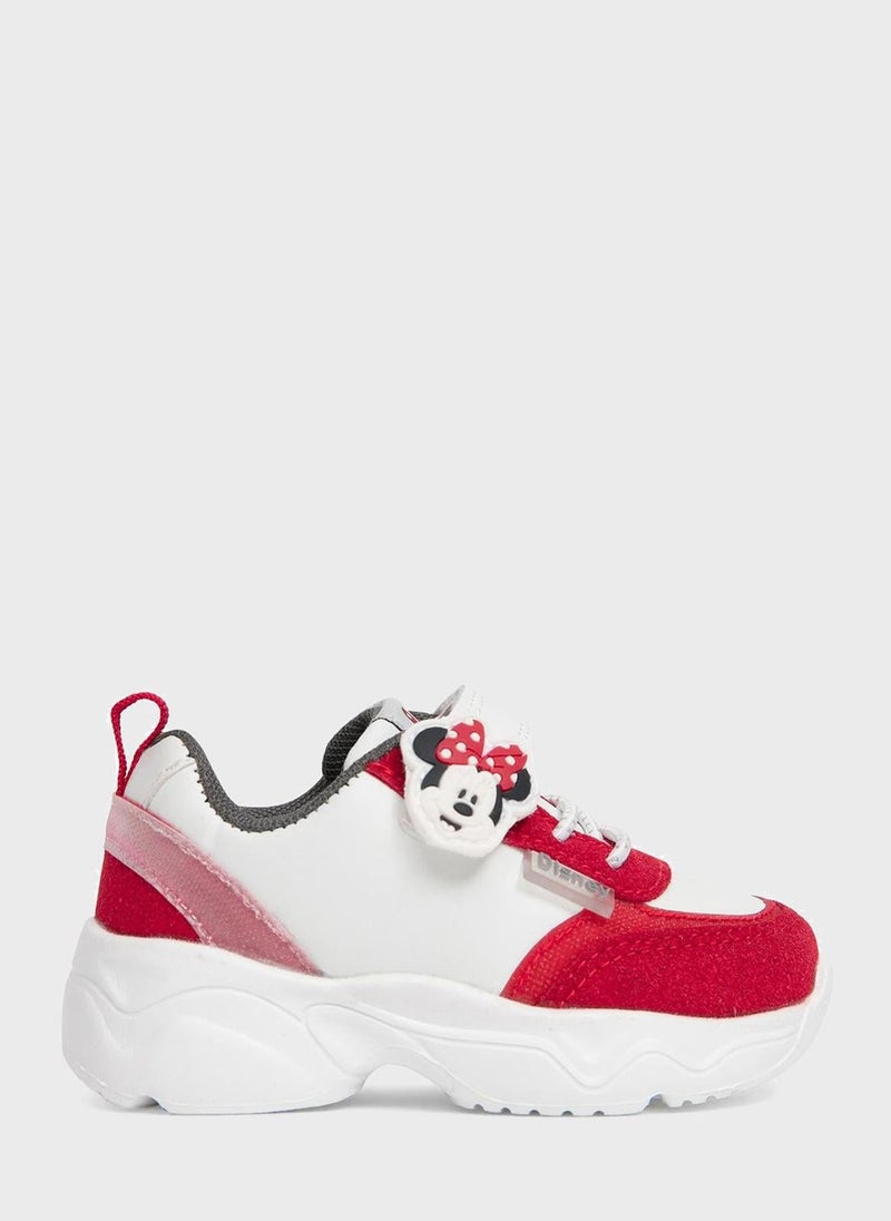 Zippy Infant Minnie Mouse Velcro Sneakers  - Image 1