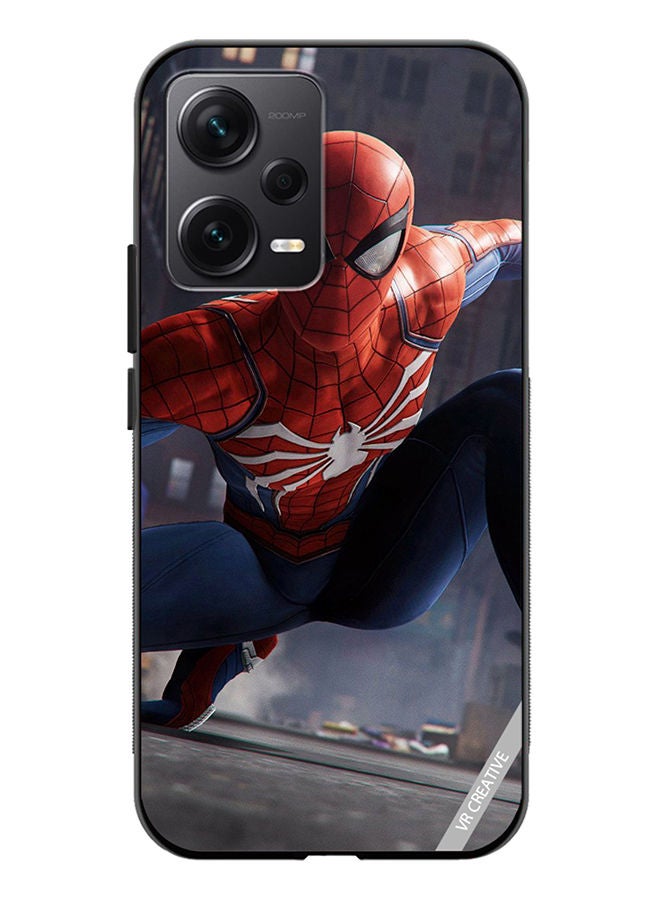 VR CREATIVE Protective Case Cover For Xiaomi Redmi Note 12 Discovery Spiderman Design Multicolour - Image 1