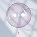 Efay Pink Clear Balloons for Stuffing 15Pcs 24inch Pre Stretched Large Stuffable Bobo Balloons Crystal Transparent Bubble Balloons for Party Decoration 15Pcs Pink - Image 2