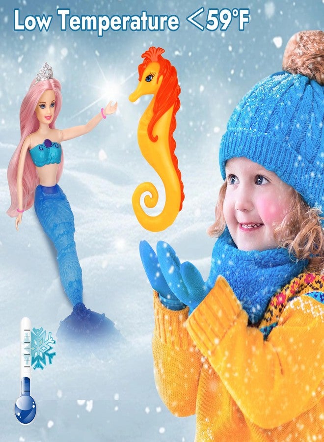 BETTINA Magic Color Changing Mermaid Doll, Princess Mermaid Toy with Seahorse & Dolls Accessories - Vibrant Pink Hair and Transforming Tail, Gifts Toys for Girls Aged 3-7 - Image 3