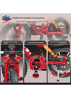 Generic Kai Zhi Xin Pin Jie An Special Mountain Bib Model Ornaments Puzzle Assembled Building Blocks Toy Boy Gift Wholesale-Color:Ky1119 Roseda Mountain Bike-melida-Specifications:Color Box Size: 35*25*5.8cm  - Image 5
