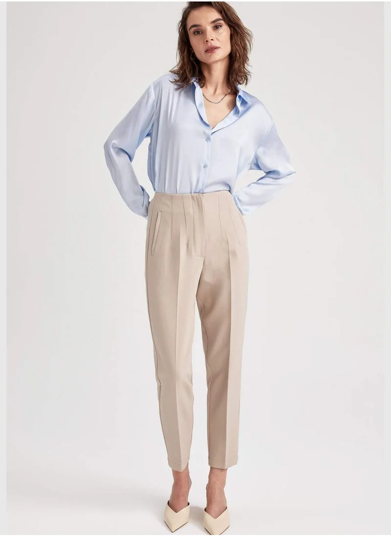 ديفاكتو Woman Woven Long Sleeve Shirt