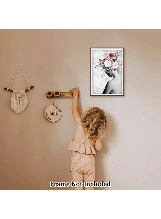 Home Trove Oitrela Canvas Prints Wall Art For Home and Office Wall Decoration Floral Woman Canvas Artwork Print Painting Picture Modern Modern Abstract Unframe Wall Art for Living Room Bedroom Kitchen 16x24inch  - Image 3