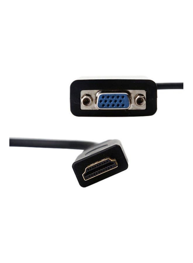 NIBEMINENT HDMI Male To VGA Female Video Converter Adapter Cable Black - Image 3