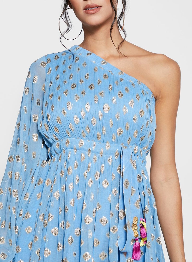 Style Junkiie One-Shoulder Mini Dress  - Image 3