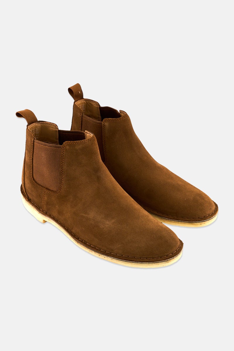 clarks Men Standard Desert Chelsea Boots, Brown  - Image 1