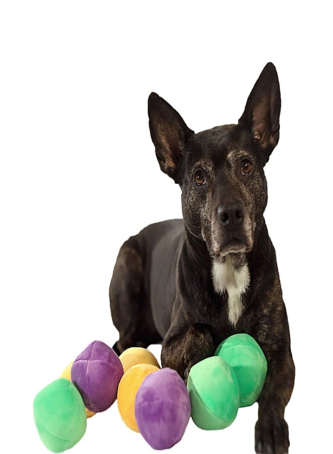 Midlee Squeaky and Crinkley 2 1/2" Plush Dog Balls, Set of 8 (Refill Hide a Ball) - Image 5