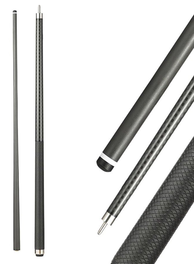 GAMESUN Carbon Fiber Pool Cue Stick, 58" Pool Table Sticks, 12.5mm Tip Billiard Carbon Fiber cue, Weight 20OZ Carbon Cue Stick, - Image 1