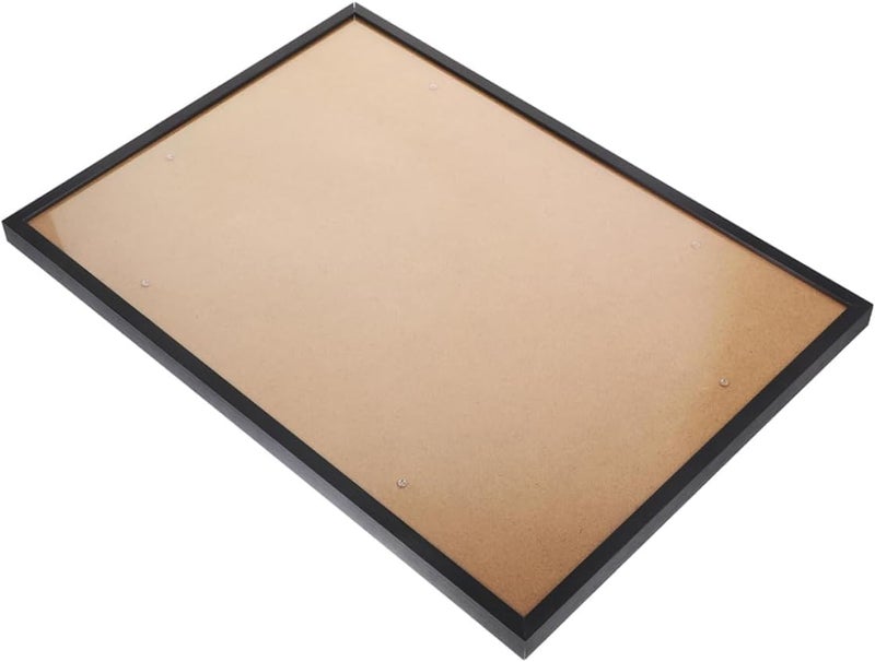 Aluminum A4 Picture Frame Narrow Edge Metal Wall Mounting Poster Frame 21x29.7cm Black for Home Bedroom Display - Image 1