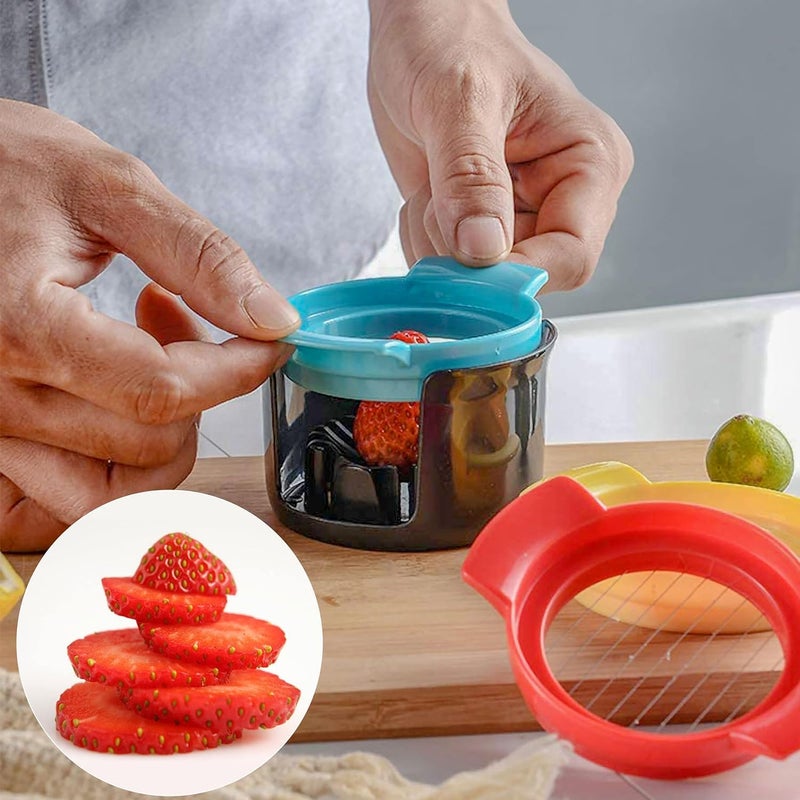 Potency Egg Slicers 4in1 Stainless Steel Wire Material Suitable for Slicing Various Fruits Such as Boiled Eggs Strawberries Kiwifruit etc - Image 5