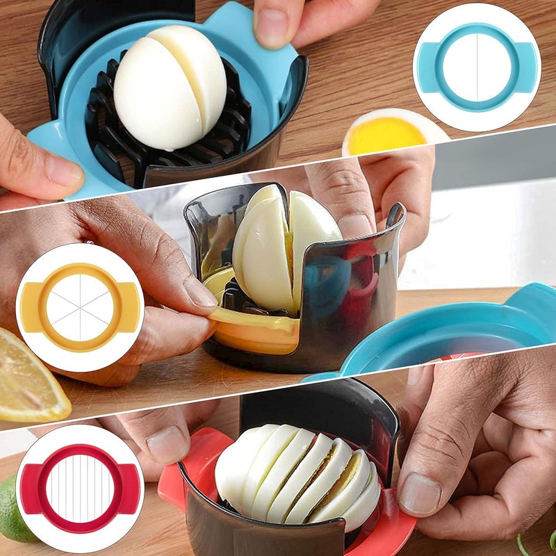 Potency Egg Slicers 4in1 Stainless Steel Wire Material Suitable for Slicing Various Fruits Such as Boiled Eggs Strawberries Kiwifruit etc - Image 2