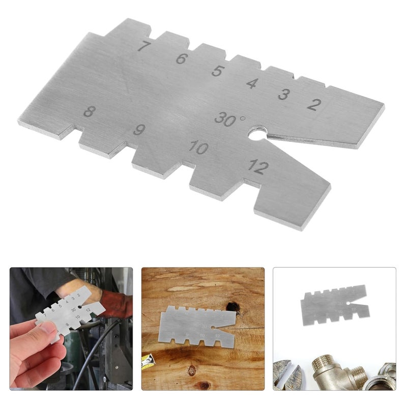 Stainless Steel Thread Gauge 30 Degree Angle Template For Lathe Machining - Image 5