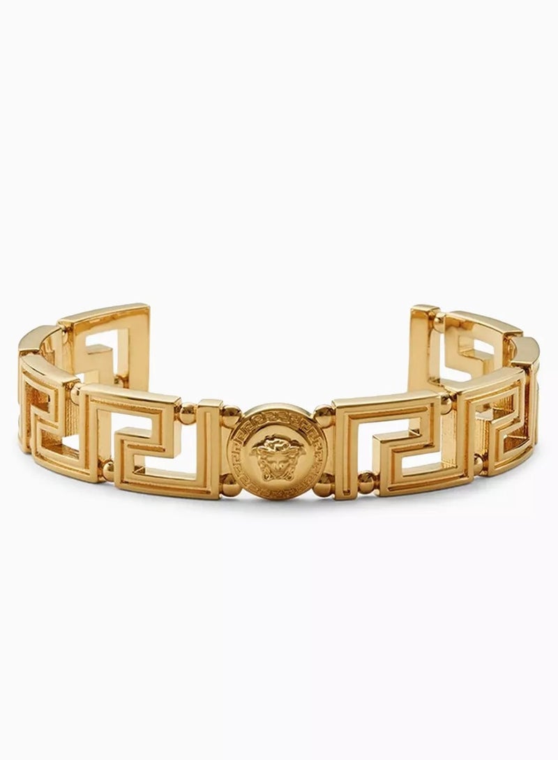 نو برانديد اسوره - اكسسوار حريمي ذهبي من استانلس ستيل 316 | تصميم فاخر بزخارف كلاسيكية مميزة | مقاوم للماء ومضاد للصدأ | مقاس حر._ اكسسوارات حريمي_ اكسسوارات استانلس - Image 2