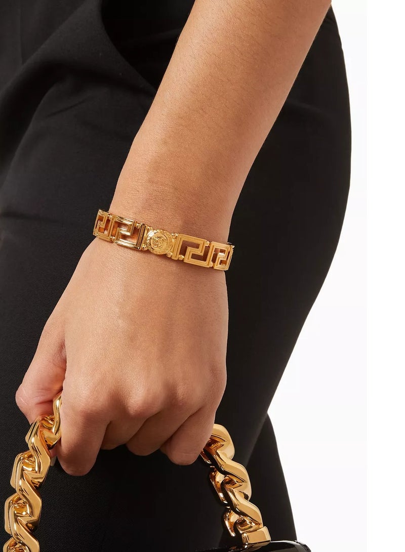 نو برانديد اسوره - اكسسوار حريمي ذهبي من استانلس ستيل 316 | تصميم فاخر بزخارف كلاسيكية مميزة | مقاوم للماء ومضاد للصدأ | مقاس حر._ اكسسوارات حريمي_ اكسسوارات استانلس - Image 1