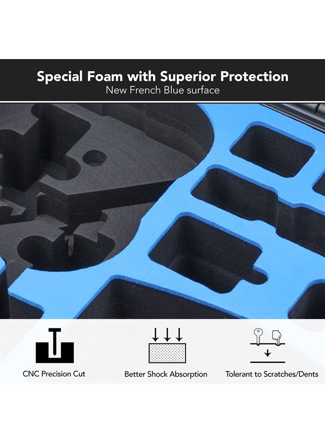 Lykus Titan AT110 Waterproof Hard Case for DJI Avata, Goggles 2/Goggles Integra, and FPV Remote Controller, Support up to 9 Avata batteries and 3 Goggles batteries [CASE ONLY]  - Image 4