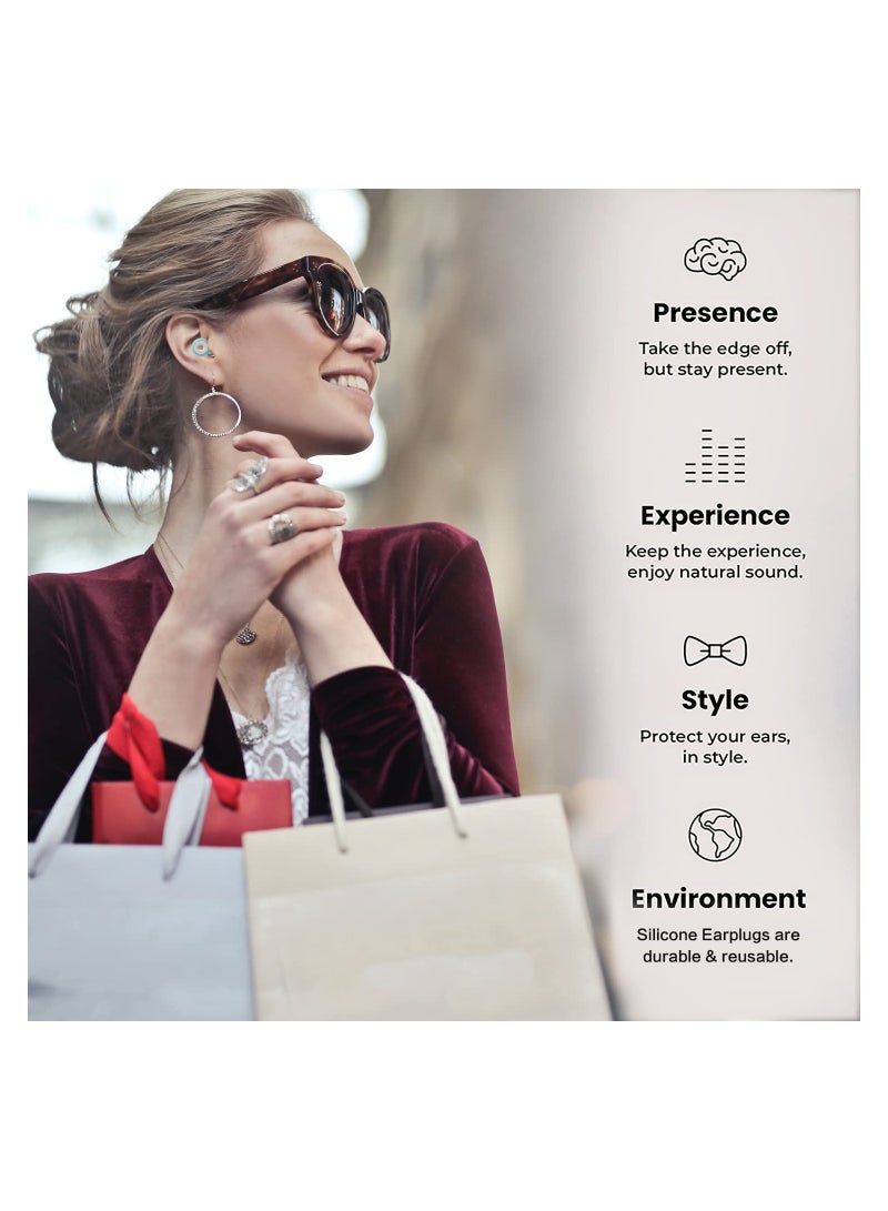 SOLARAE Ear Plugs, Ear Plugs for Sleeping Noise Cancelling, Super Soft, Reusable Ear Plugs, Hearing Protection in Flexible Silicone - Image 3