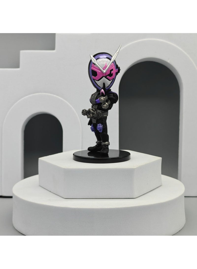 3 generations and 6 models of Kamen Rider anime figurines, Dragon Rider special camera masked Superman toy models, egg twisting machine figurines, and ornaments  - Image 3