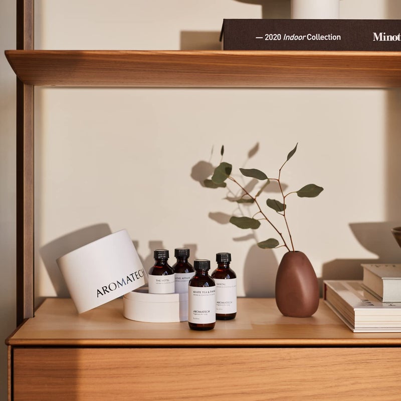 AromaTech The Bestsellers Set | Gift Set of Aroma Diffuser Essential Oils Blend of Santal, The Hotel, White Tea & Thyme, and Love Affair - 10 mL (4 Pack) - Image 4