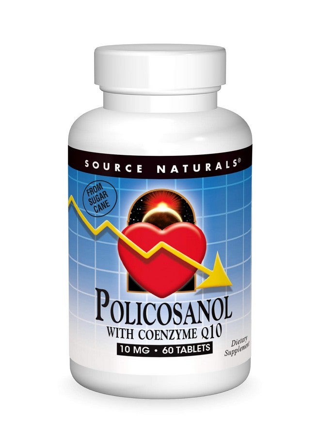 Source Naturals Policosanol with Coenzyme Q10 10 Mg Tablet, 60 Count - Image 1