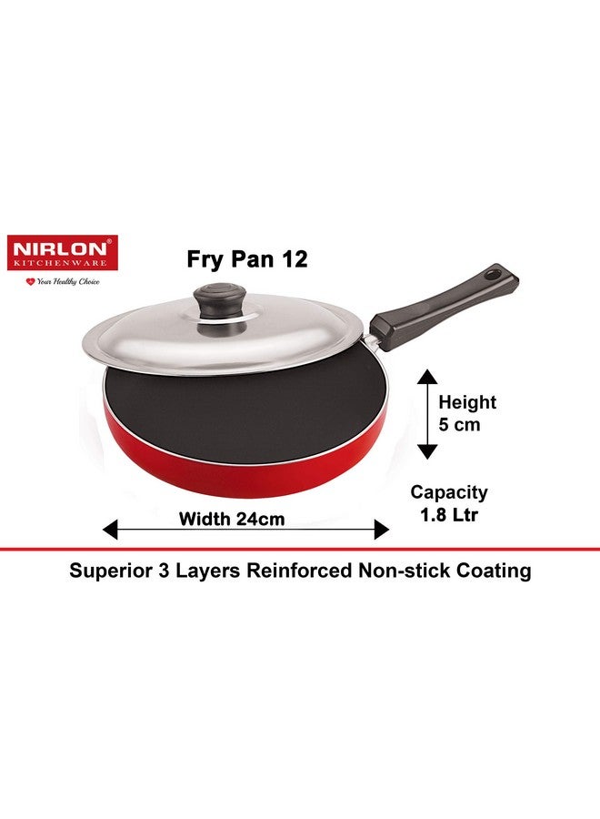 نيرلون مجموعة هدايا من 3 قطع من أدوات المطبخ المصنوعة من الألومنيوم غير اللاصقة من نيرلون، آمنة للاستخدام في غسالة الأطباق (FT10_FP12_CS24) - Image 3