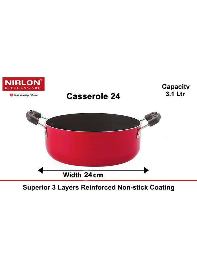 نيرلون مجموعة هدايا من 3 قطع من أدوات المطبخ المصنوعة من الألومنيوم غير اللاصقة من نيرلون، آمنة للاستخدام في غسالة الأطباق (FT10_FP12_CS24) - Image 4