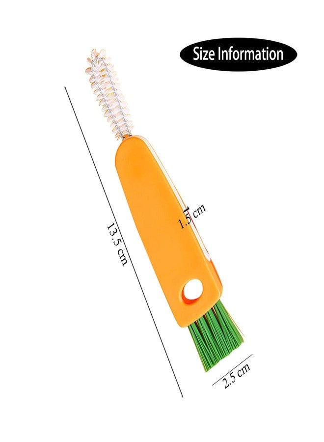 Ramkuwar 3 in 1 Bottle Cleaning Crevice Brush Multicolor Tiny Silicone Cup Holder Cleaner Multipurpose Home & Kitchen Cleaning Tool - Pack of 1 - Image 2