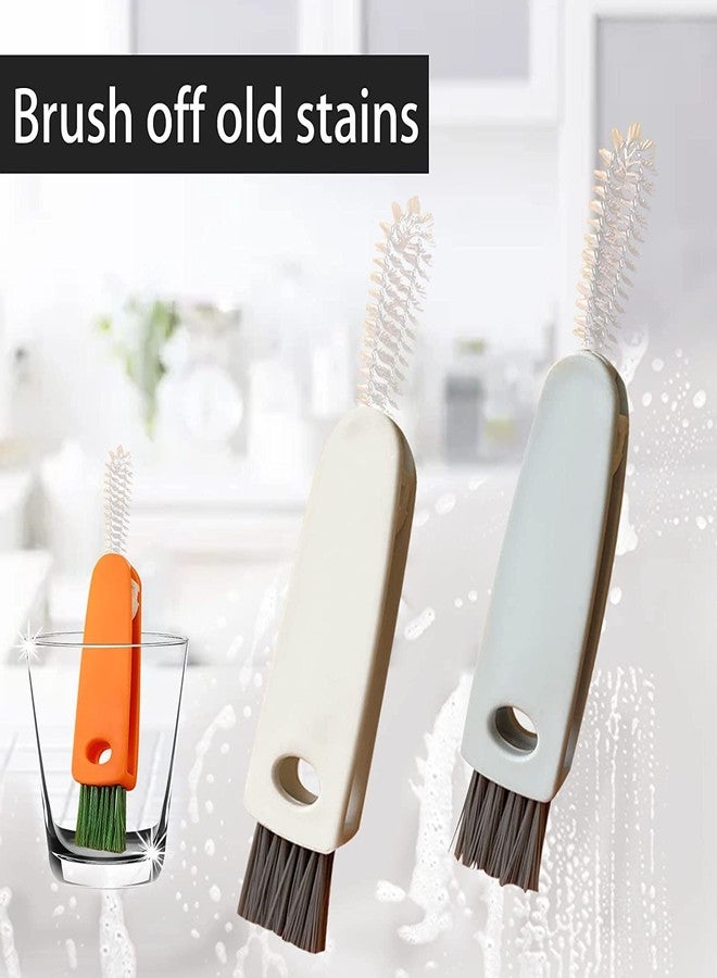 Ramkuwar 3 in 1 Bottle Cleaning Crevice Brush Multicolor Tiny Silicone Cup Holder Cleaner Multipurpose Home & Kitchen Cleaning Tool - Pack of 1 - Image 5