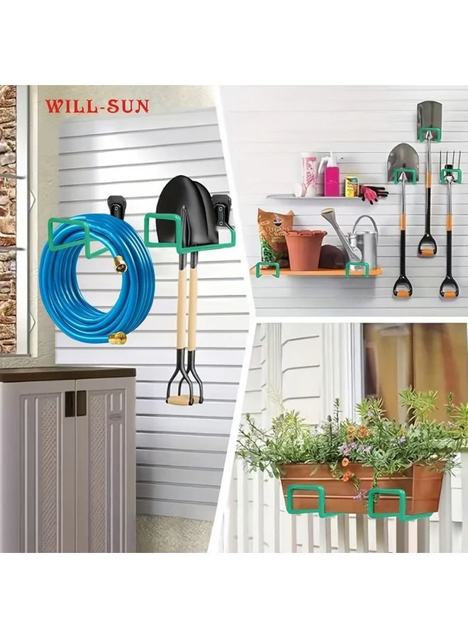 Sunshine Orange Heavy Duty Metal Wall Mounted Storage Hook Tool Rack 1pc - Image 5