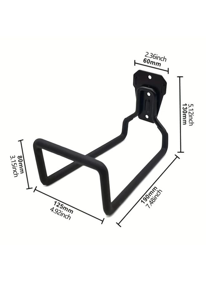 Sunshine Orange Heavy Duty Metal Wall Mounted Storage Hook Tool Rack 1pc - Image 3