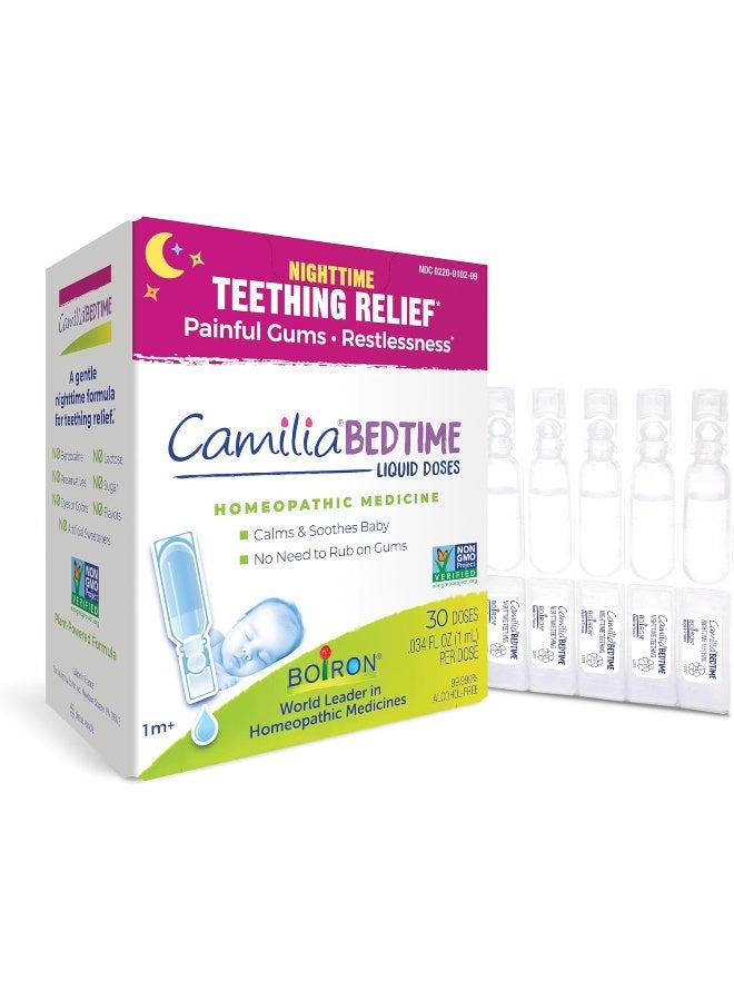 Boiron Camilia Bedtime Liquid Doses for Nighttime Teething Relief - Image 1