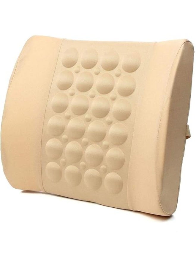 وسادة تدليك كهربائية للظهر والخصر للسيارة – دعم للعمود الفقري وتصحيح القامة وتخفيف آلام الظهر - Image 1