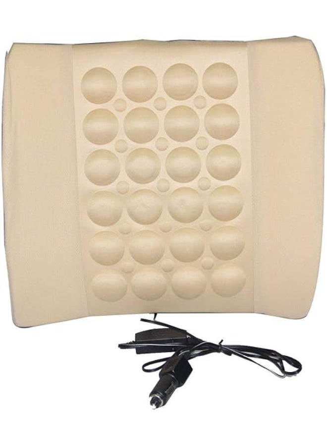 وسادة تدليك كهربائية للظهر والخصر للسيارة – دعم للعمود الفقري وتصحيح القامة وتخفيف آلام الظهر - Image 2