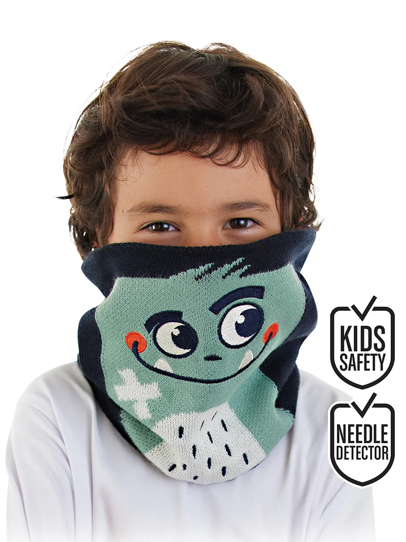 دينوكيدس وشاح صوف محبوك للأولاد من مونستر بوي