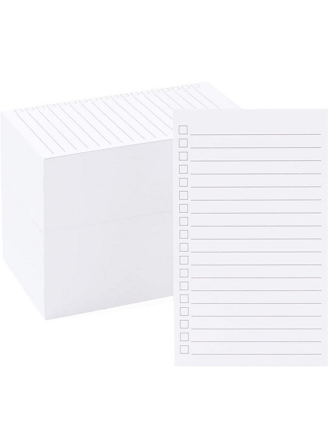 اوكونا اوتبوست مجموعة من 300 بطاقة فهرسة عمودية مقاس 3 × 5 مع مربعات اختيار لقوائم المراجعة والمهام اليومية، وبطاقات سميكة من اللوازم المكتبية - Image 1