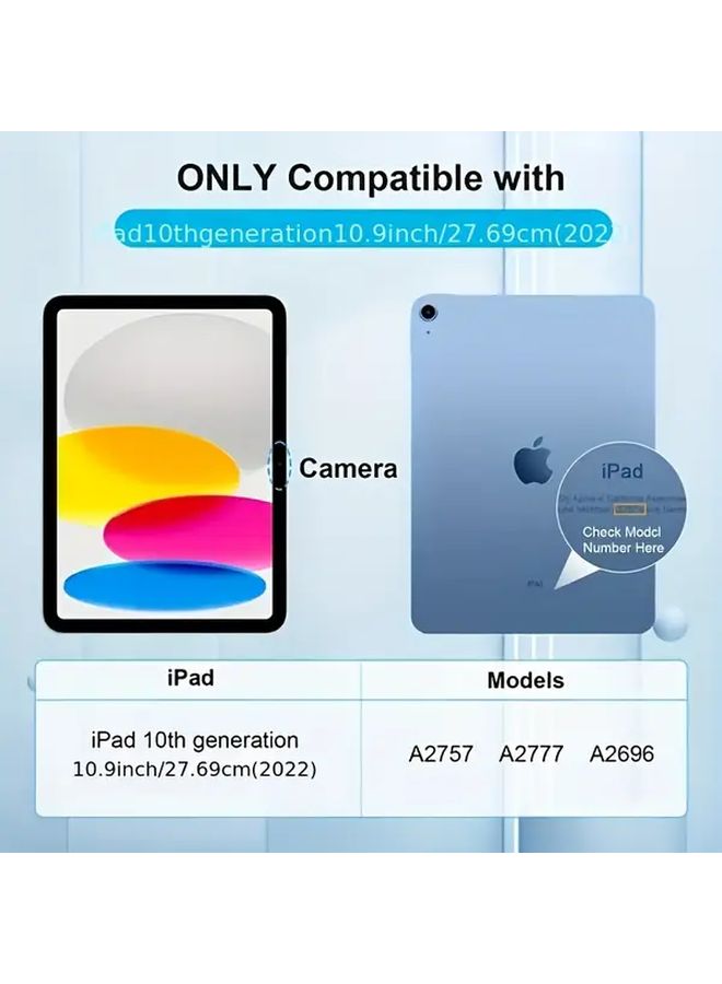 2 Pack Tempered Screen Protector For iPad 10th Gen 10.9 Inch 9H Hardness Bubble Free - Image 2