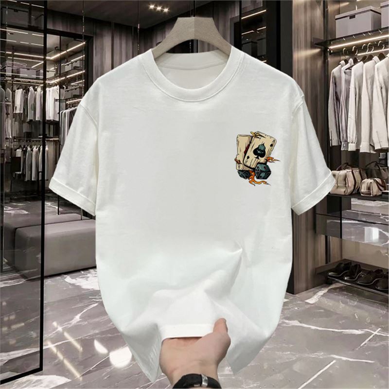 Australian Station Trendy Brand Printed Men'S Short-Sleeved T-Shirt Summer Style Trendyy Handsome Casual T-Shirt For Men - Image 4