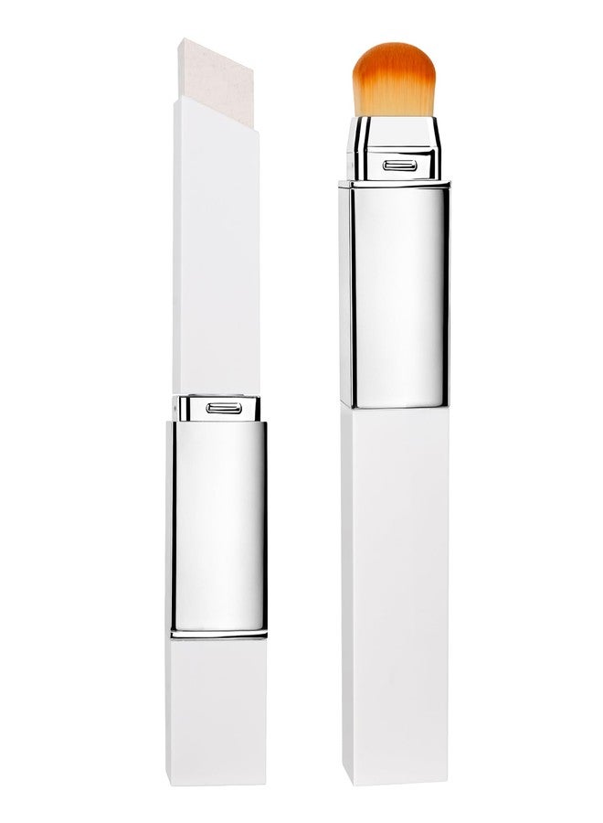 JoaumiSet korean foundation stick with color-changing tone matching formula - lightweight cream foundation for natural finish, waterproof long-lasting face makeup with brush for all skin types (natural color) - Image 1