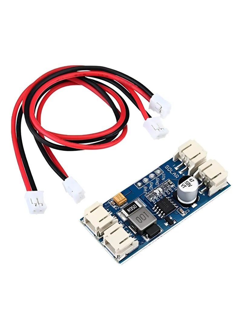 وحدة شاحن شمسي MPPT طراز CN3791، متحكم لوحة شمسية 6V لبطاريات الليثيوم 3.7V/4.2V، مع موصلات JST للطاقة الخارجية والمشاريع DIY - Image 1