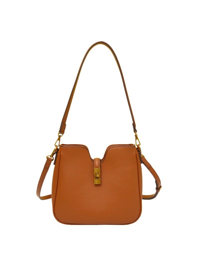 Textured Niche Buckle Commuter Armpit Bag 2025 New Style Fashionable Lambskin Shoulder Crossbody Women's Bag Wholesale 