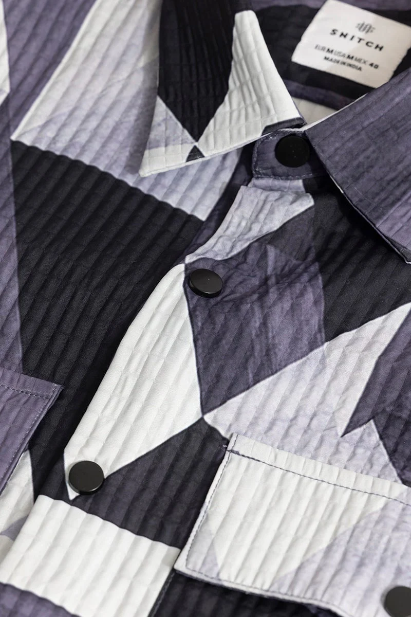 SNITCH Abstractix Grey Overshirt